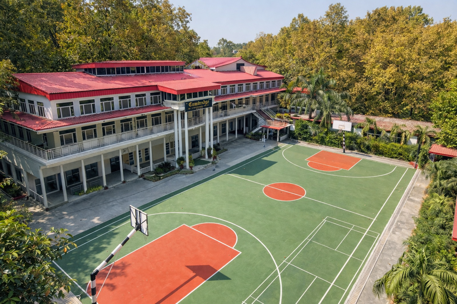 The Cambridge School campus in Dehradun